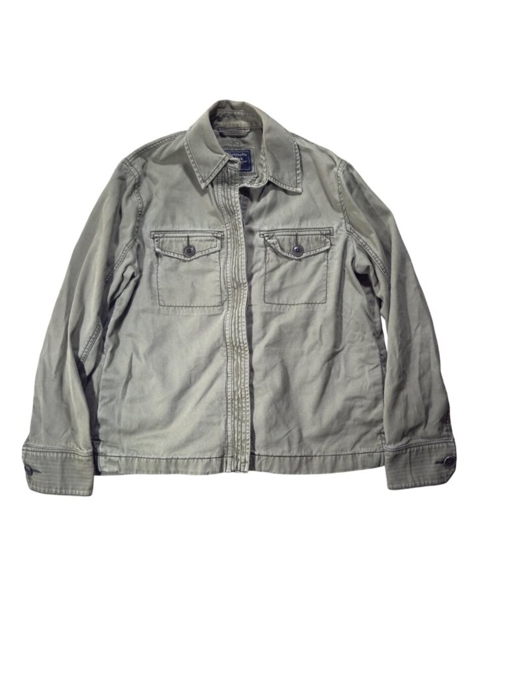 Abercrombie & Fitch Military Field Jacket Women's XS Green Utility Coat
